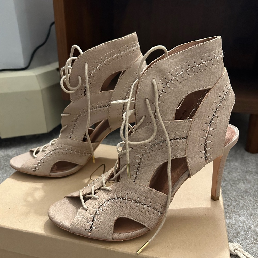 Joie Remy lace up heels